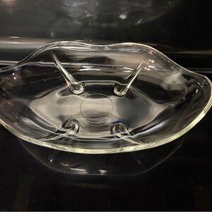 Clear Glass Decorative Bowl